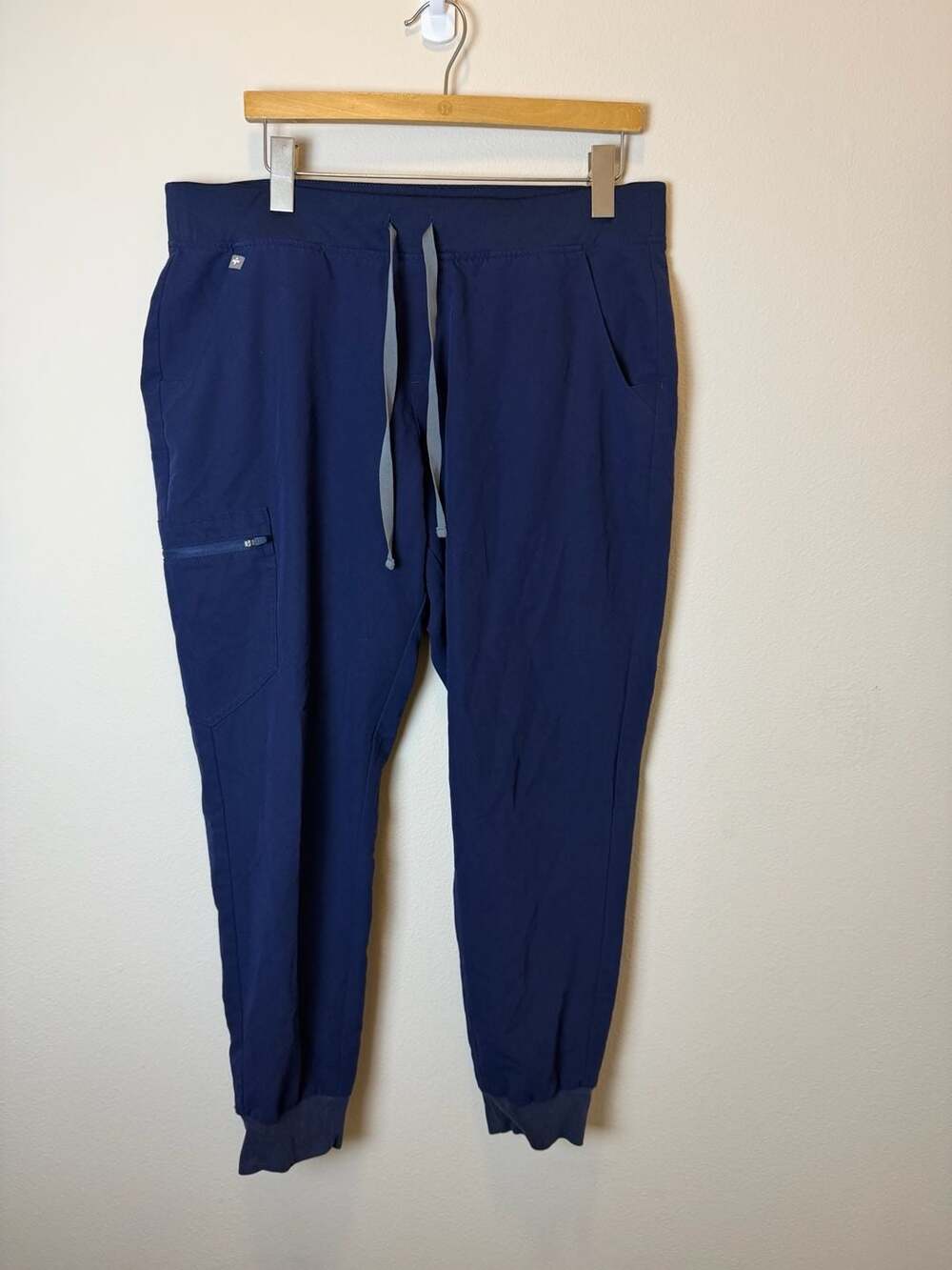 FIGS Zamora Jogger Scrub Pants Navy Blue Technical Collection XL